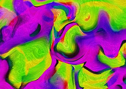 Swirling Colors Abstract