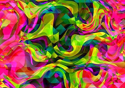 Abstract Geometric Swirl