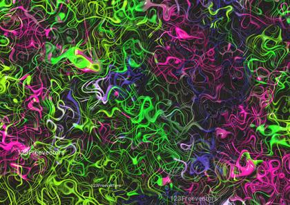 Swirling Neon Lines