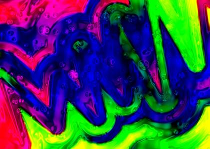 Abstract Flowing Colors