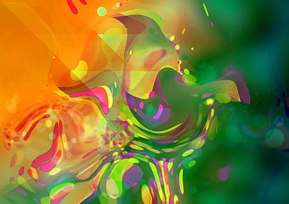 Abstract Swirl of Colors