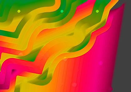 Abstract Color Waves
