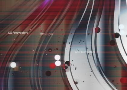 Abstract Wavy Lines and Circles