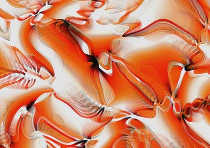 Flowing Orange Forms