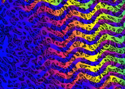 Abstract Wavy Layers