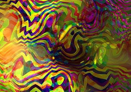 Psychedelic Wavy Pattern