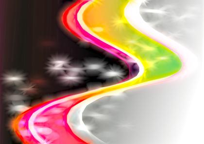 Abstract Flowing Ribbon