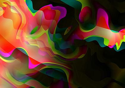 Abstract Fluid Shapes