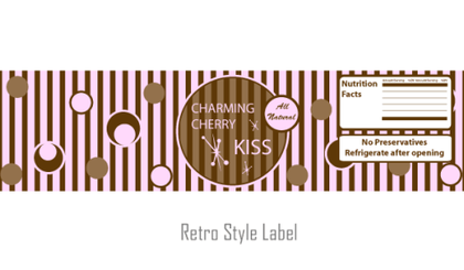 Free Retro Style Label Vector