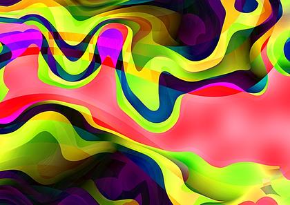 Vibrant Swirls of Color