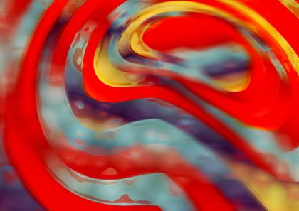 Swirling Red Abstraction