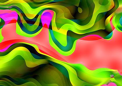 Colorful Flowing Shapes