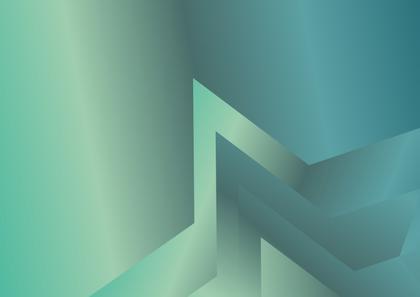 Geometric Teal Composition