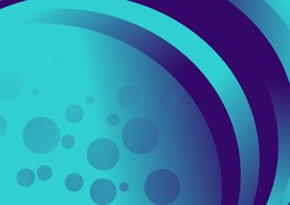 Abstract Blue Circles Background