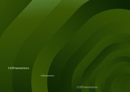 Green Curved Lines