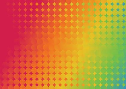 Green Orange and Pink Gradient Background