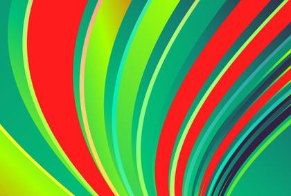 Swirling Color Ribbons