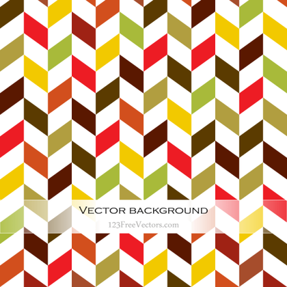 Colorful Chevron Background Illustration