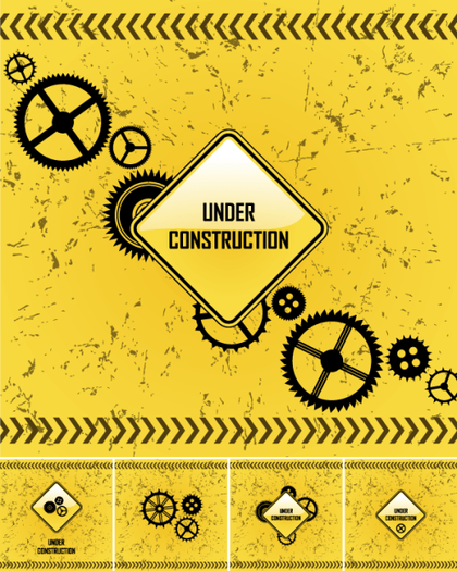 Under Construction Background Vector Free Download