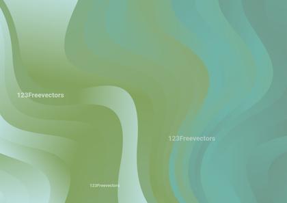 Blue and Green Wave Background