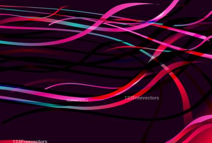 Wavy Ribbon Abstract