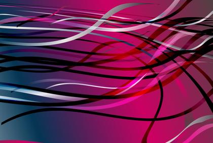 Abstract Lines in Magenta