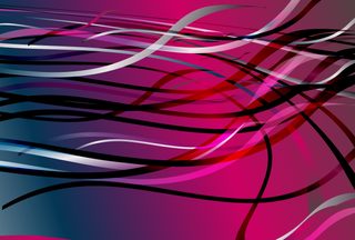 Abstract Lines in Magenta