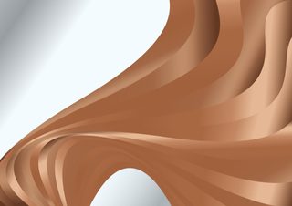 Abstract Brown Wave