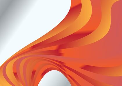 Free Download Orange Wavy Abstract Background