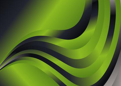 Green Wave Abstract