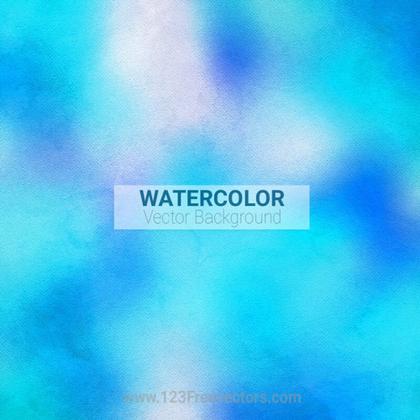 Blue Watercolor Splash Background