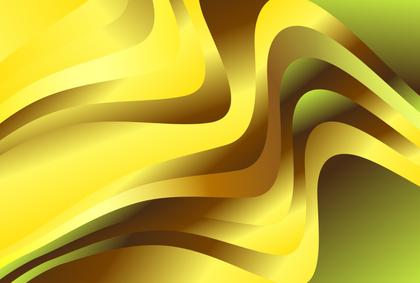 Abstract Yellow Wave