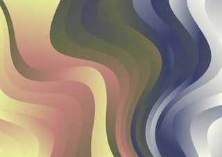 Red Green and Blue Gradient Wave Background