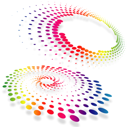 Abstract Dot Vector Shape