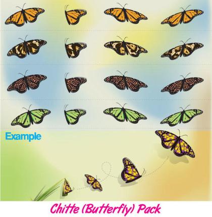 Free Butterfly Vector Pack