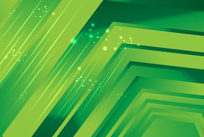 Green Geometric Abstract