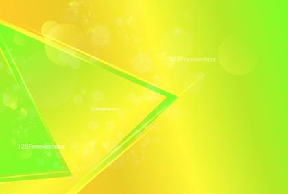 Abstract Green and Yellow Background