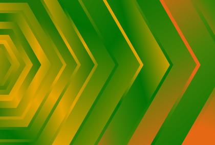 Free Download Orange and Green Gradient Geometric Shapes Background