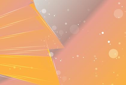 Abstract Geometric Orange