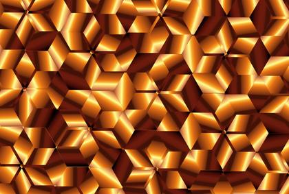 Geometric Gold Cubes