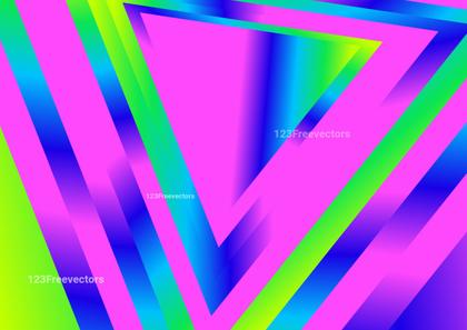 Pink and Blue Gradient Geometric Abstract Background
