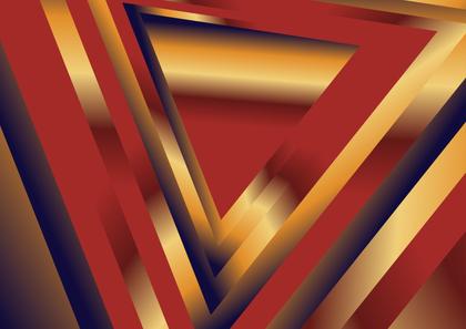 Abstract Red Orange and Blue Gradient Geometric Shapes Background Illustration