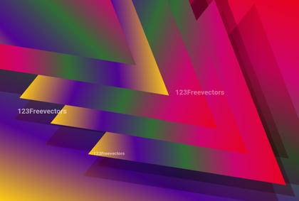Geometric Shapes Blue Pink and Green Gradient Background