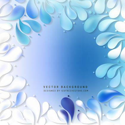 Light Blue Arc-Drop Background Design