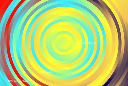 9 Red Yellow And Blue Concentric Circles Background | Free Vectors ...