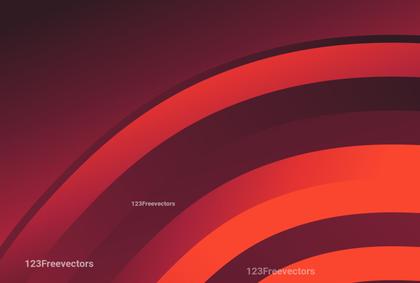 Red and Orange Curved Stripes
