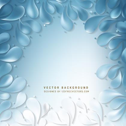 Light Blue Arc Drops Background Template