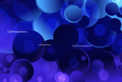 Blue Circle Abstract