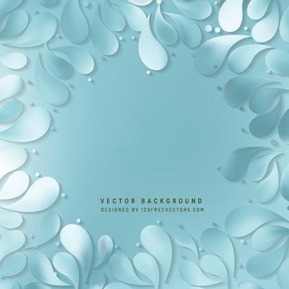 Abstract Light Blue Arc-Drop Background