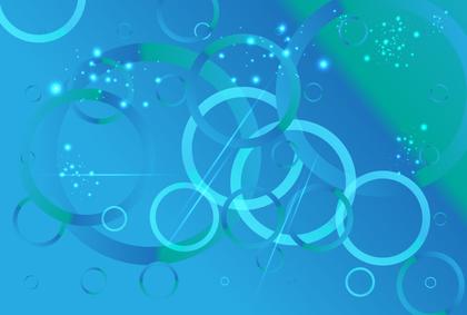 Abstract Blue Circles
